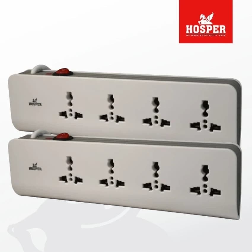 3 Pin Nexta Surge Protector 4+4 4 m, 2 meters