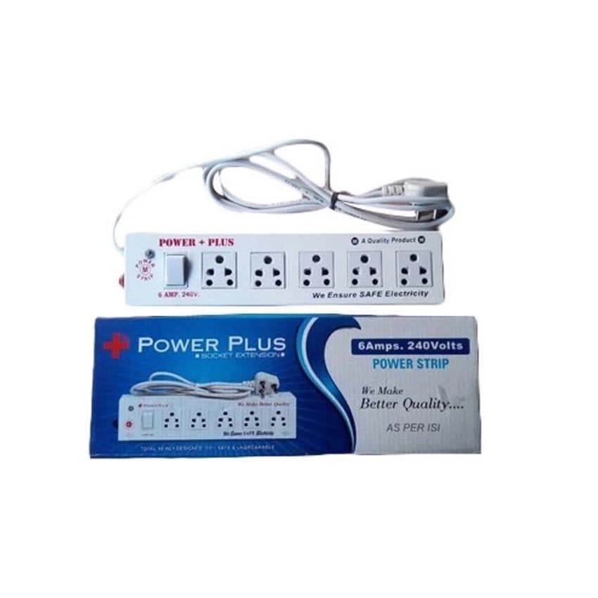 Matale 5+1 Metal Power Strips, Packaging Size: 10 Pcs, 6 Amp. Ac Use