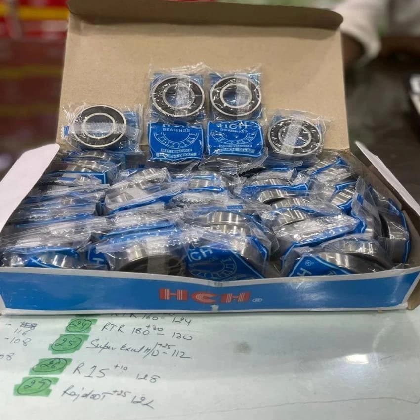 Chrome Steel Hch Bearing 6201 2rs 6202 2rs set