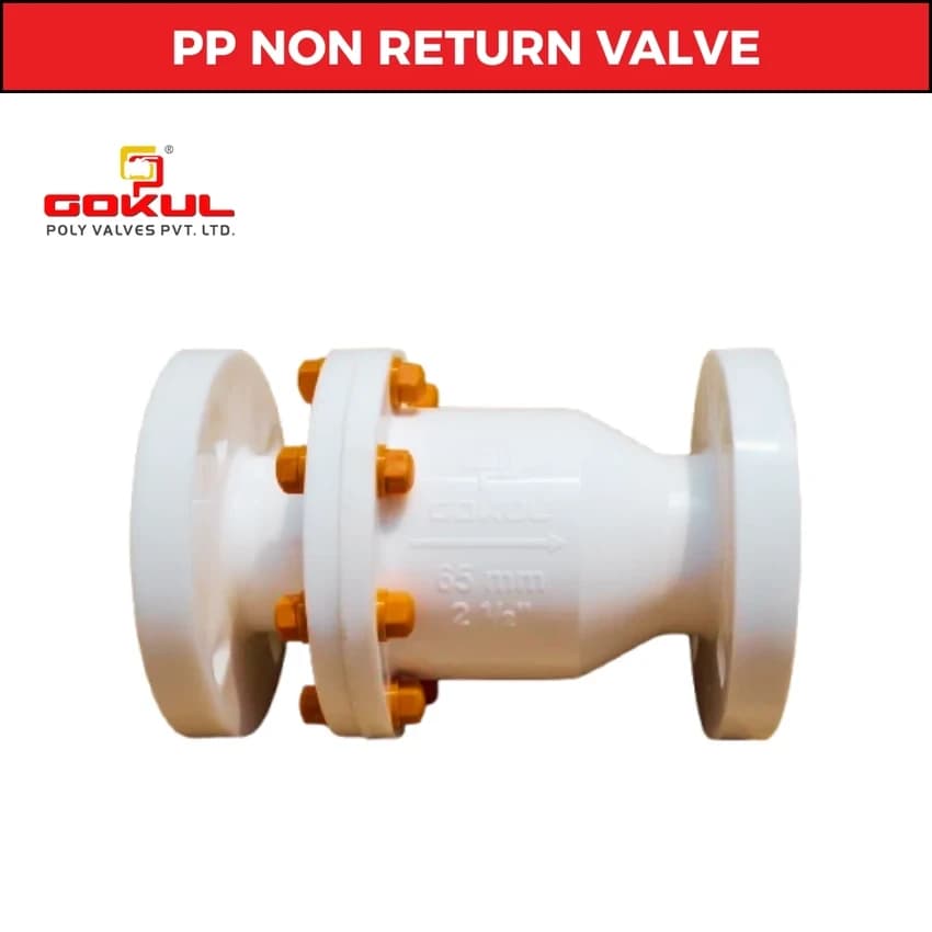 Flange End PP Non Return Check Valve, 32 mm
