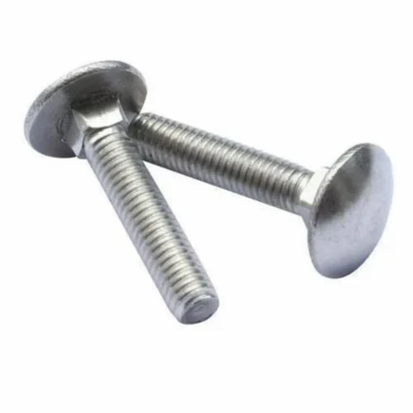 Titanium Grade 2 Carriage Bolts