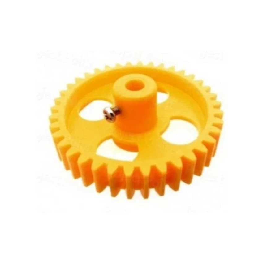 Yellow 38 Teeth Plastic Spur Gear, Packaging Type: Box