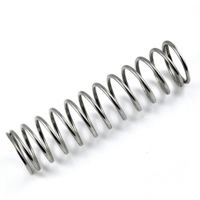Silver/Black Stainless Steel Round Wire Springs, For Indusrtial
