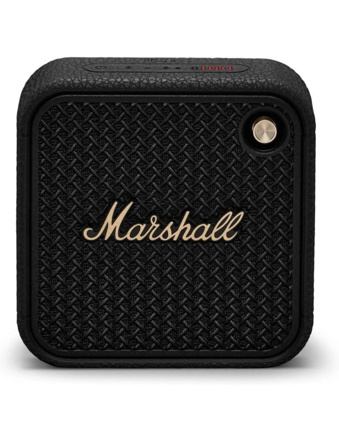 Black Marshall Willen II Portable Bluetooth Speaker
