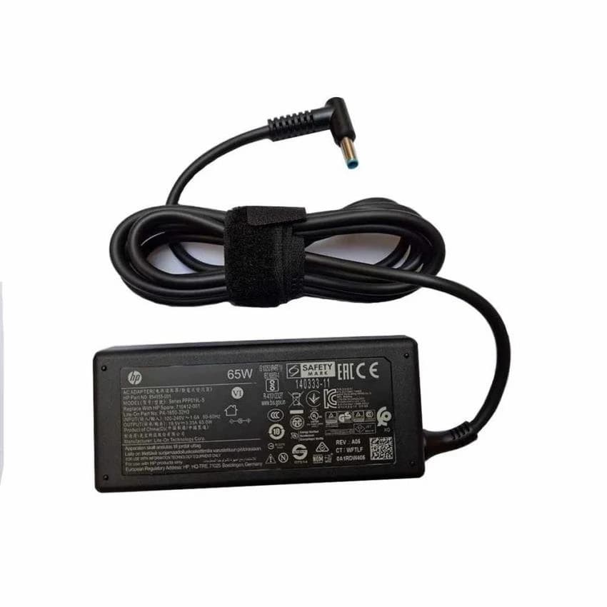 HP 65W AC Laptops Charger Adapter, 65 Watts