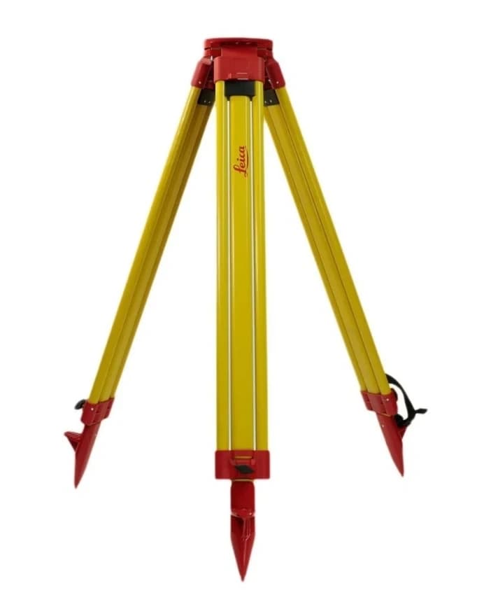 Yellow Leica GST05 Wooden Tripod