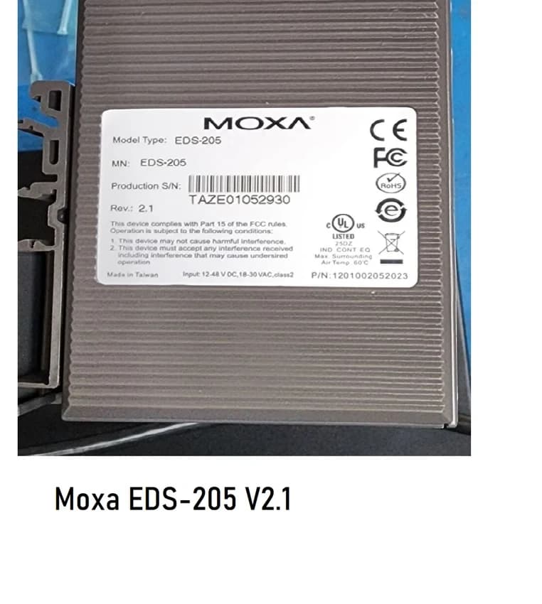 16-Port Unmanaged Switches EDS-205 V2.1 moxa EDS205V2.1