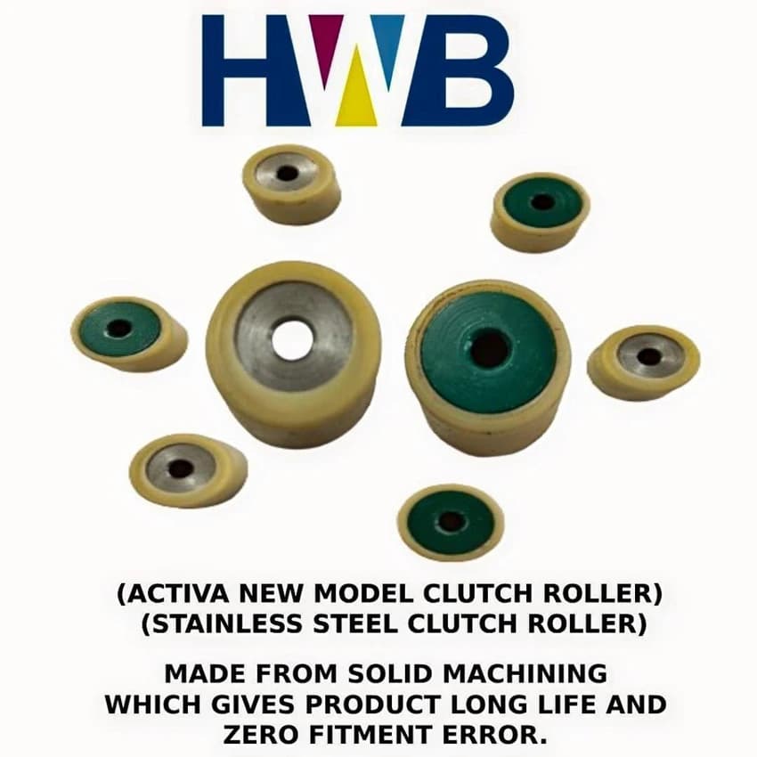Stainless Steel Activa Clutch Roller Set NM