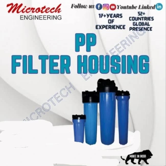 25-2500 m3/hr PP Filter Housing, 20-30 Bar, Size: Standard