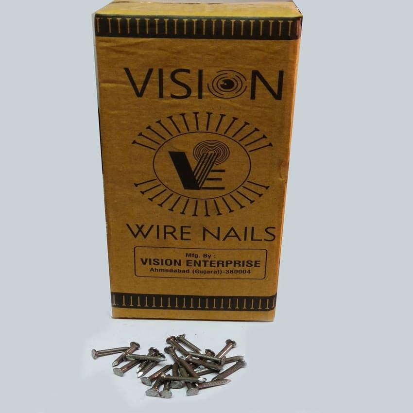 Mild Steel 1 x 8 Wire Nails, Packaging Size: 2.5 Kgs