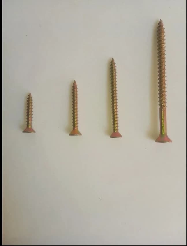 1.5 Inch Screw Golden Finish