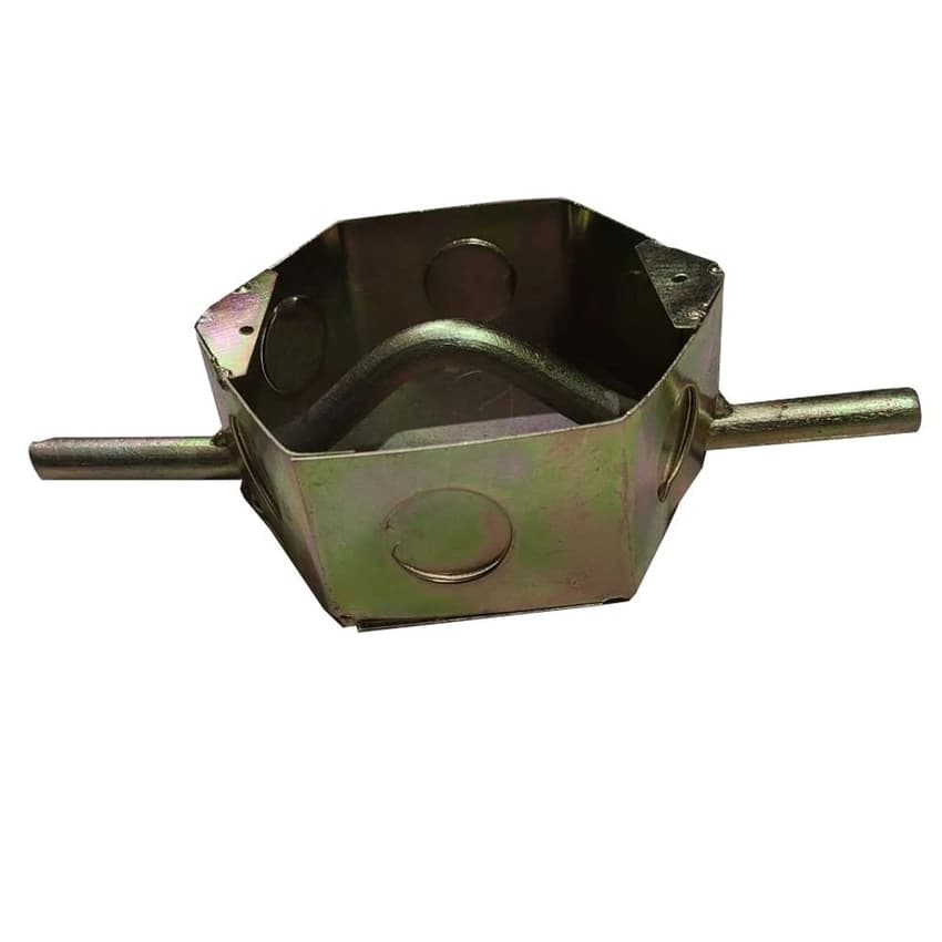 Golden GI Hexagonal Fan Box, For Electrical Fitting