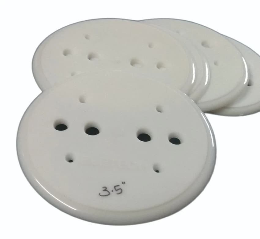 Plastic 3.5 Inch Round Wall Plate