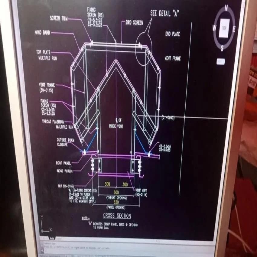 Ridge Ventilation System