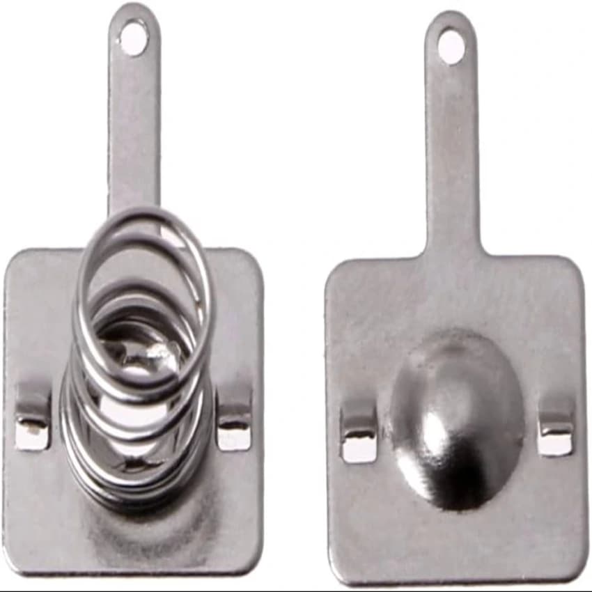 Mild Steel Battery Spring Contact Plates, For Electronics