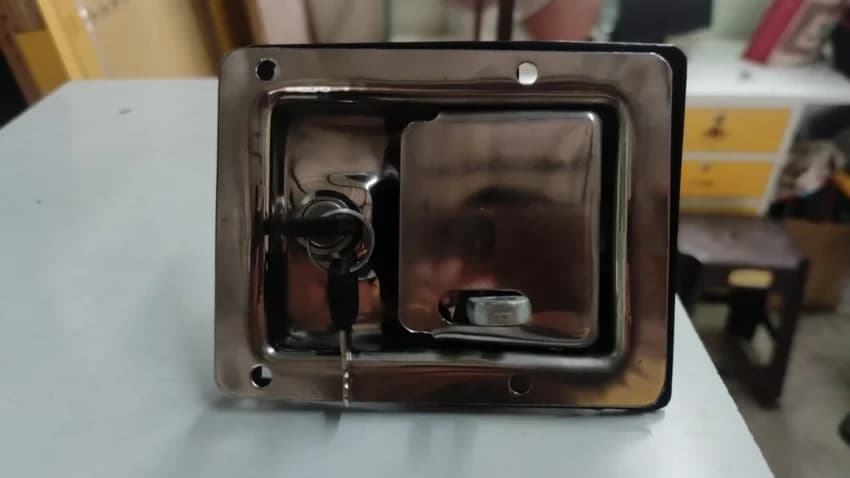 Stainless Steel Canopy Door Lock, Chrome