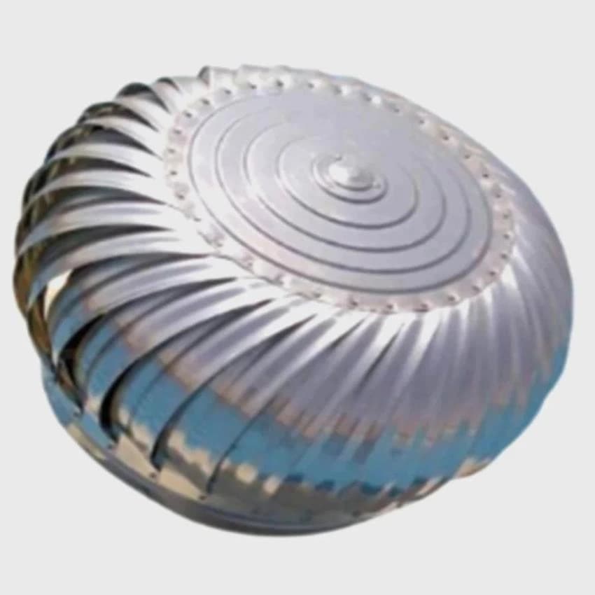 Stainless Steel Non Power Driven Turbine Air Ventilator, For Industrial