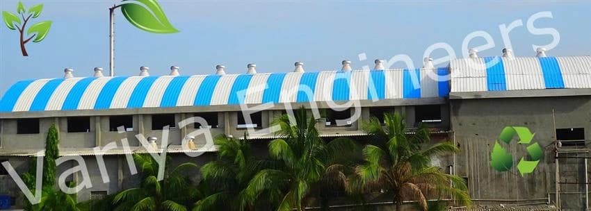 Galvanized Iron Non Power Driven Turbo Air Ventilator, For Industrial