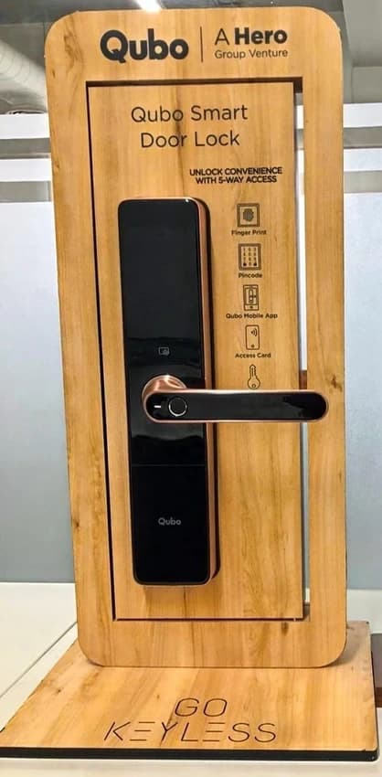 Qubo Digital Smart Door Lock Ultra, 5-way Unlocking, 600 W