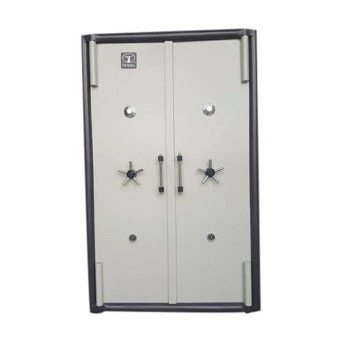 Iron Code Lock Double Door Storage Locker