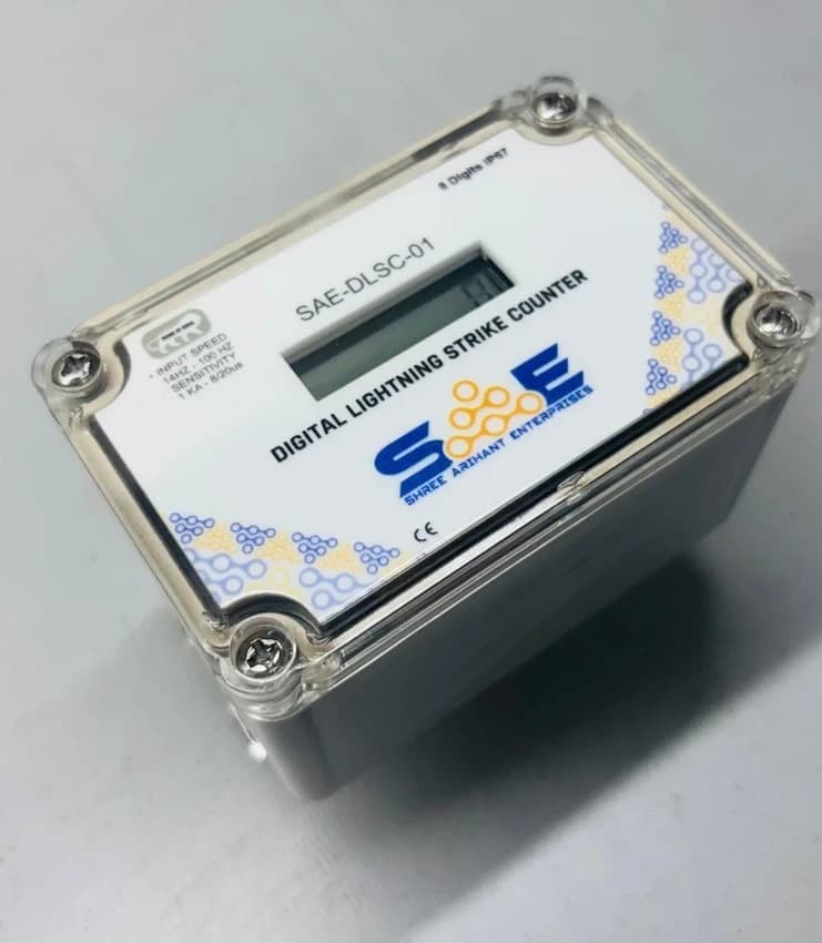 Digital Lightning Strike Counter, 10kA