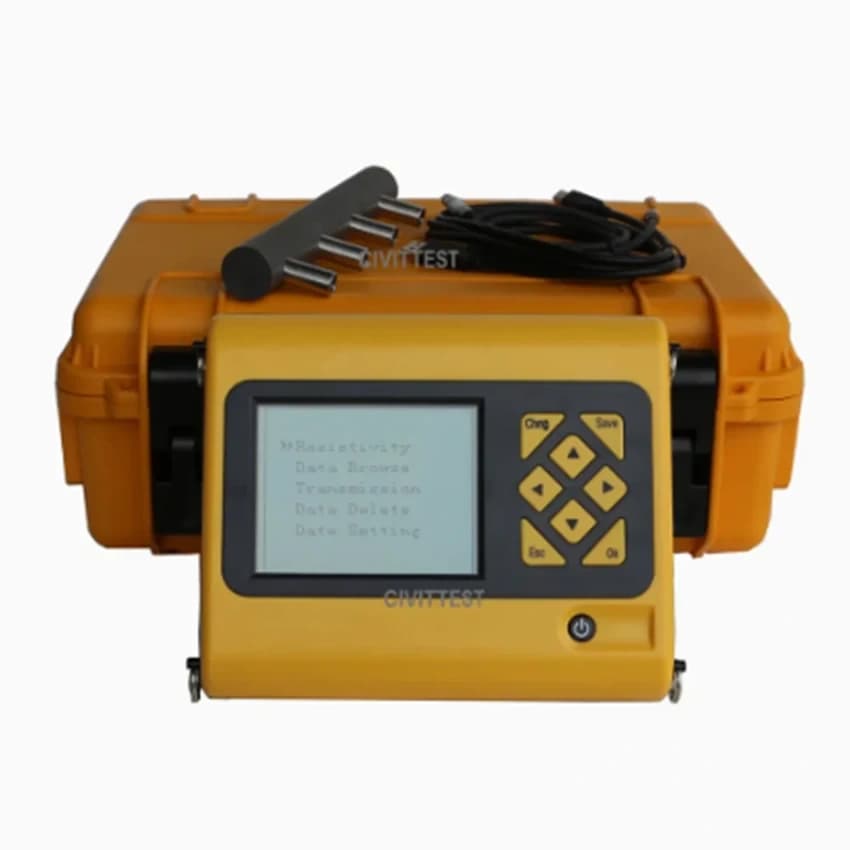 Handheld Digital Concrete Resistivity Meter - Wenner Probe (200 Ohm)