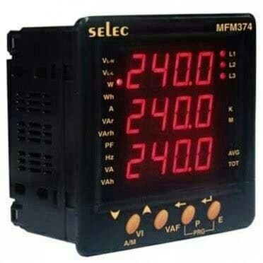 Selec Multifunction meter, MFM-374 , for Industrial