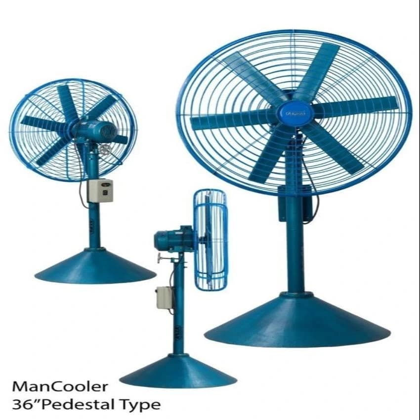 36""(900mm) Pedestal Mancooler Fan Size - 36"", 3 HP Motor, 3 PhaseRPM - 1400, Blades - 6 LeafAir