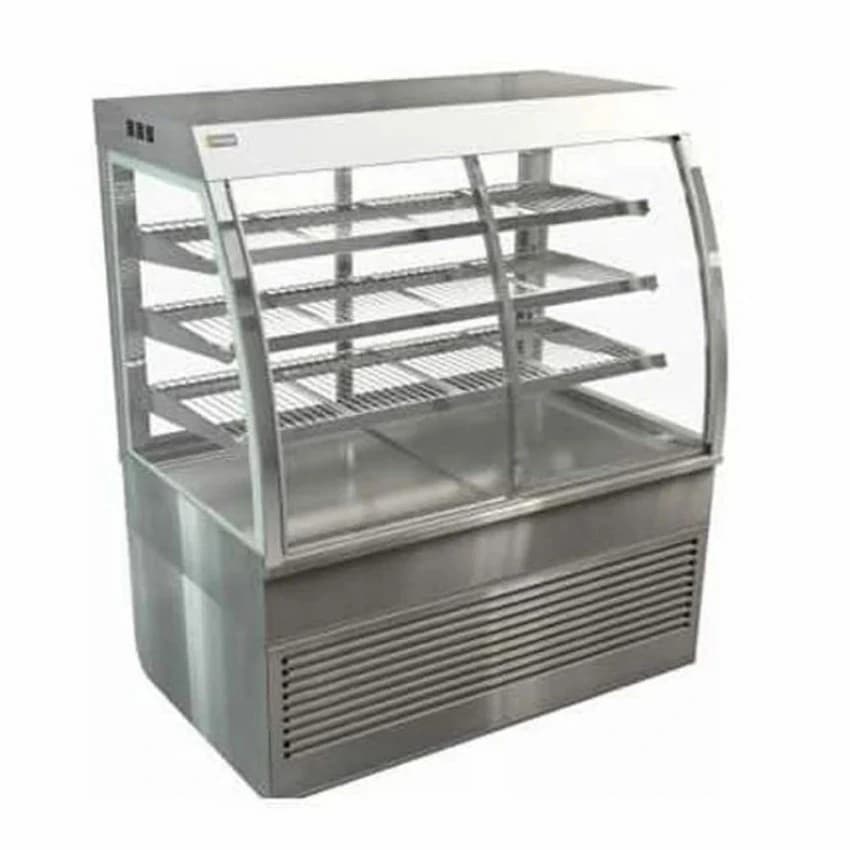 4 Shelves Stainless Steel SS Display Counter, For Commercial