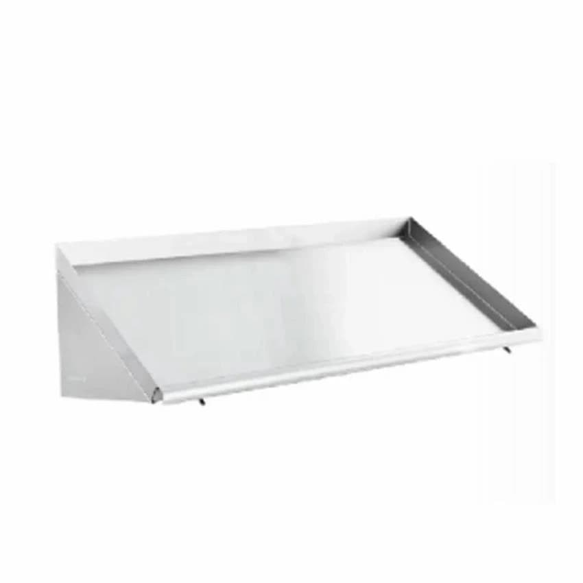 Stainless Steel Wall Mounted Glass Rack, 50-100 Kg, Gray