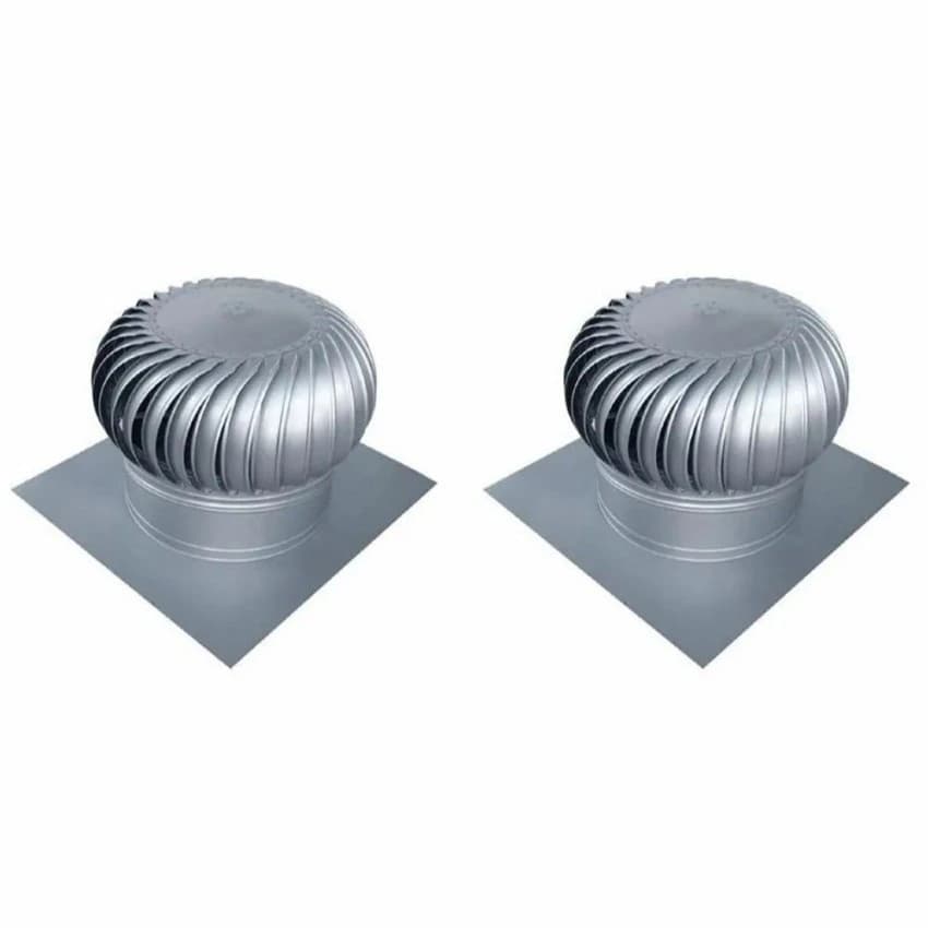 Aluminum Non Power Driven Turbo Ventilator Fan, For Industrial