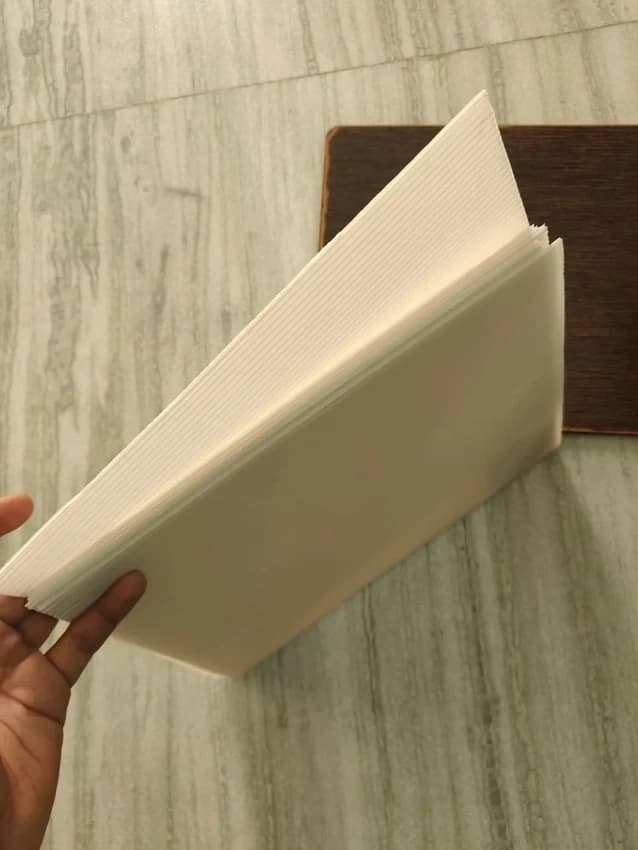 White PP Corrugated Sheets (6x4 Size, 2mm Thickness) for Flour Protector