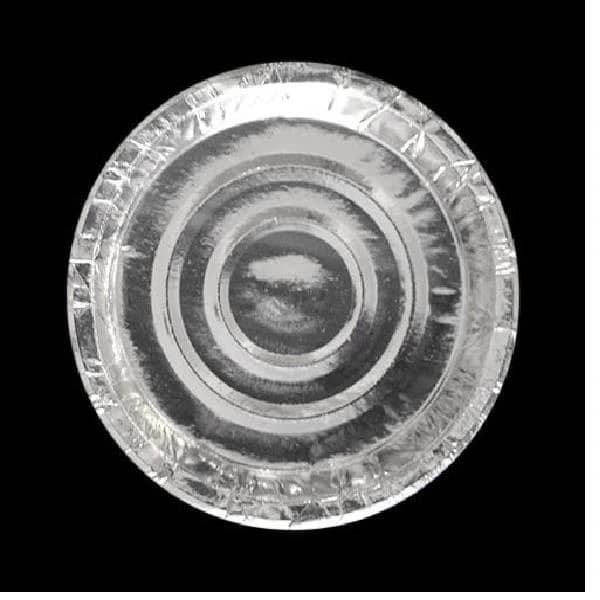Silver Foil Paper Plate
