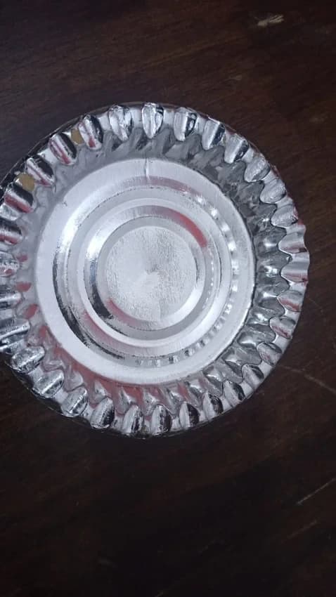 10 Inch Silver Disposable Paper Plate