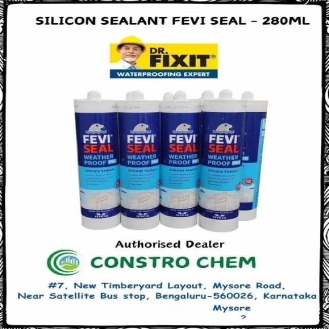 Dr. Fixit Silicon Sealant Feviseal - 280ML