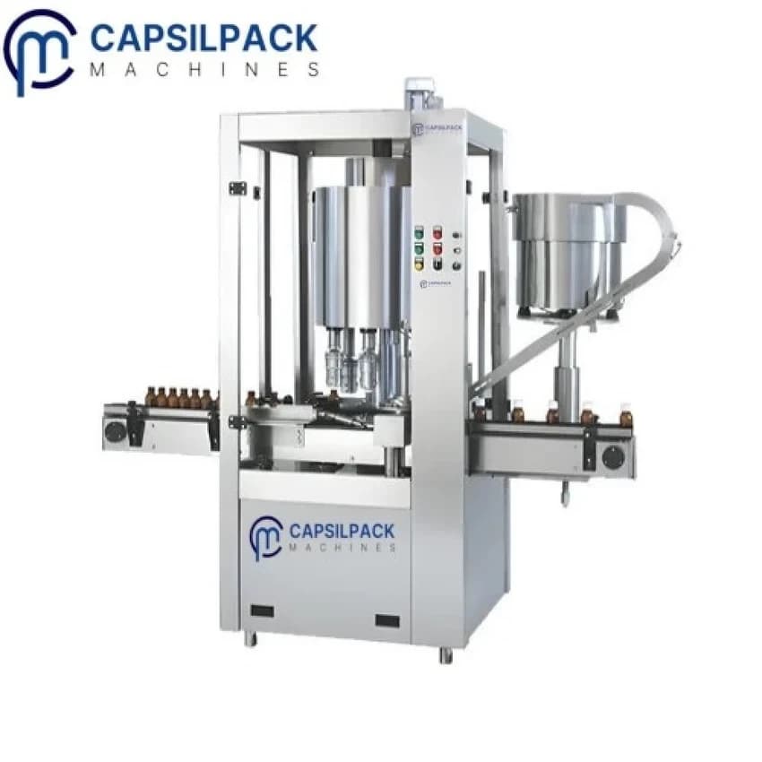 Asafoetida Hing Powder Bottle Capping Machine (250–500 g)