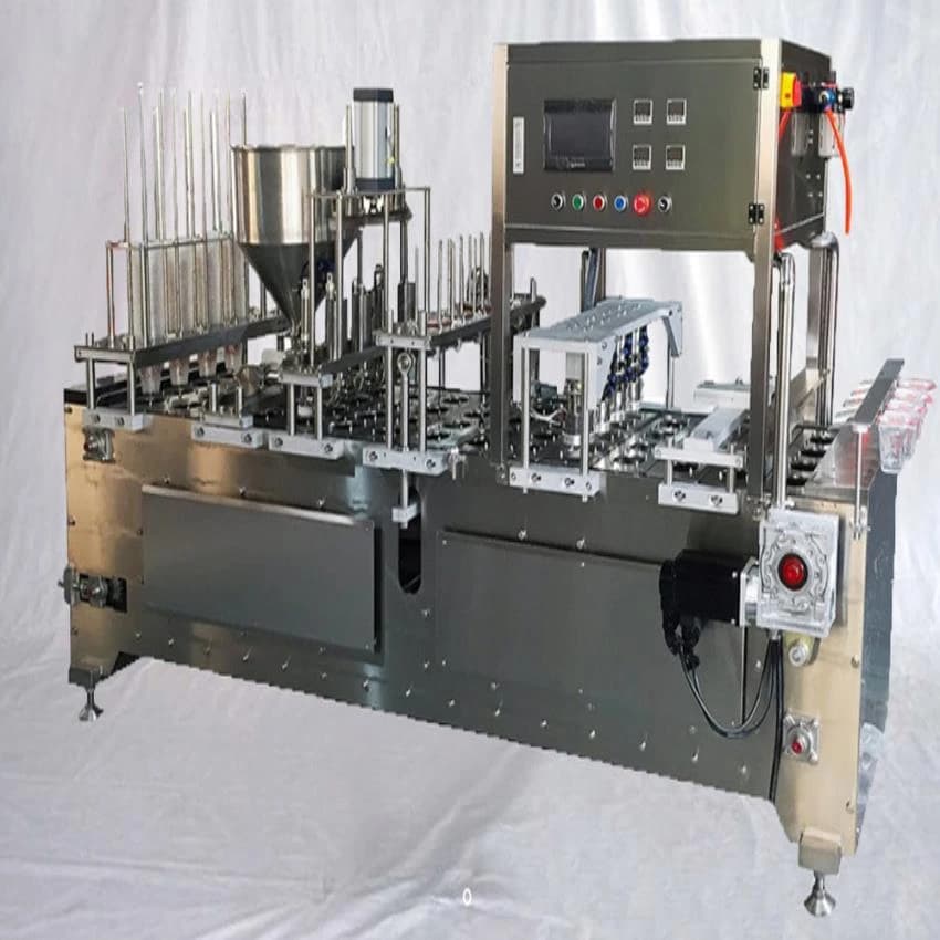 Electric Three Phase Linear Cup Filling Machine, 2 Hp
