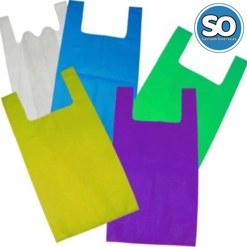 Plain Non Woven U Cut 60 GSM Shopping Bag