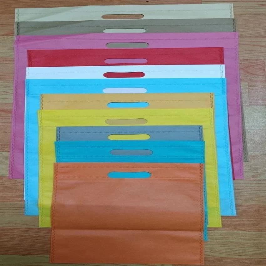 D Cut Bags Non Woven Multicolor Shopping Bag
