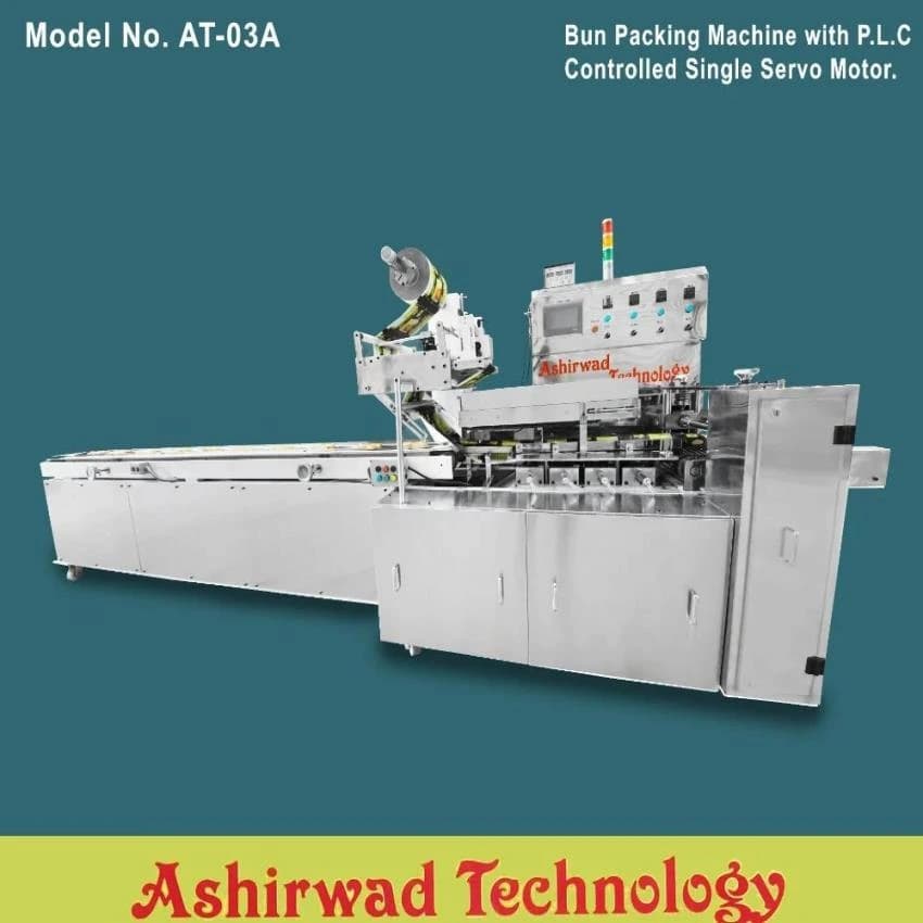Automatic Bun Packing Machine, 220-440 V, 1000 Pouch Per Hour