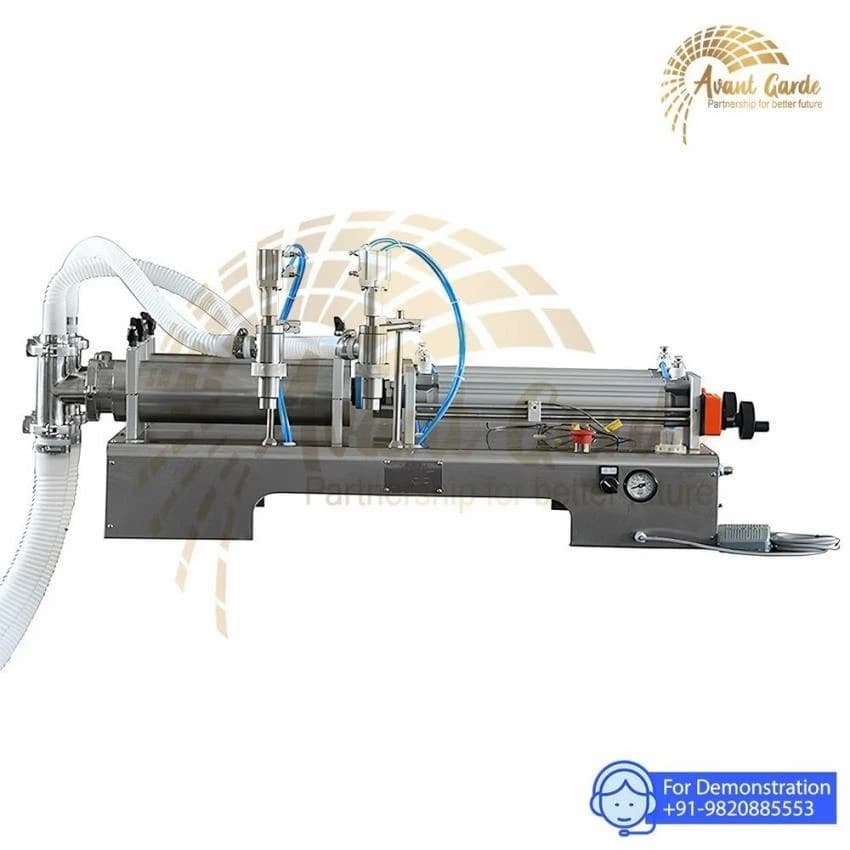LIQUID FILLER 10-100ML (DOUBLE HEAD) (Model No-AGLFD100)