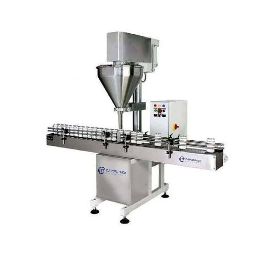 Jar Bottle Spice Powder Filling Machine, Filling range: 100-1000 g
