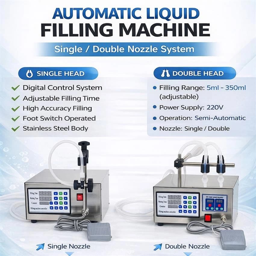 Automatic Liquid Filling Machine Double Head