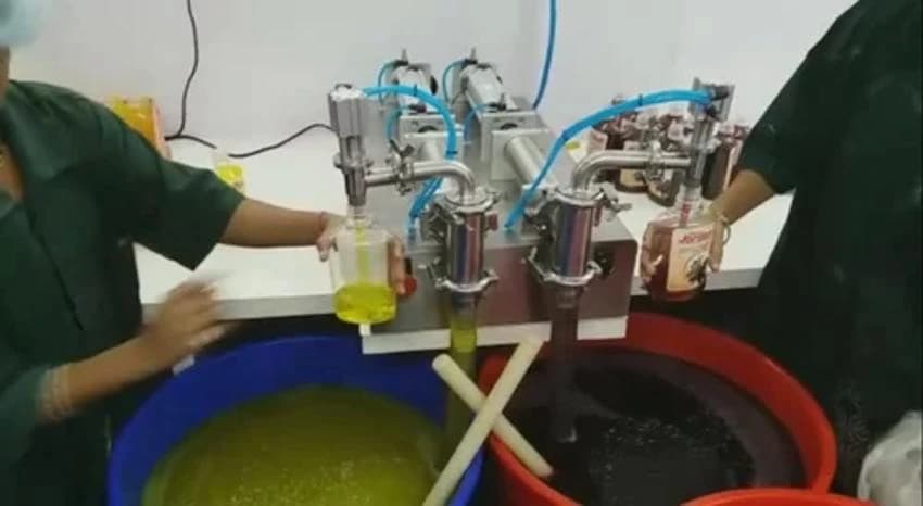 Semi Automatic Pneumatic Filling Machine
