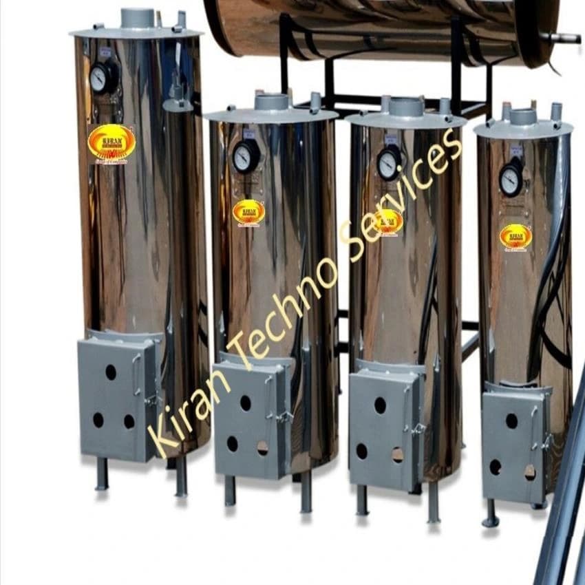 SS Wood Fired Water Heaters