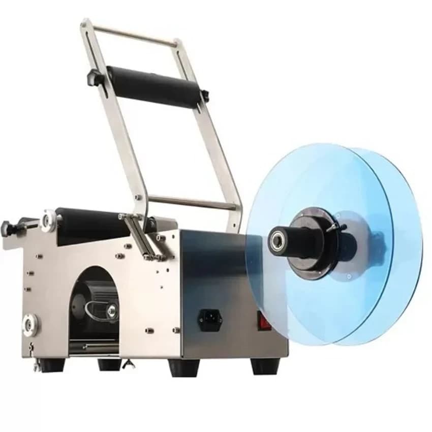 Round Bottle Semi-Automatic Labeling Machine