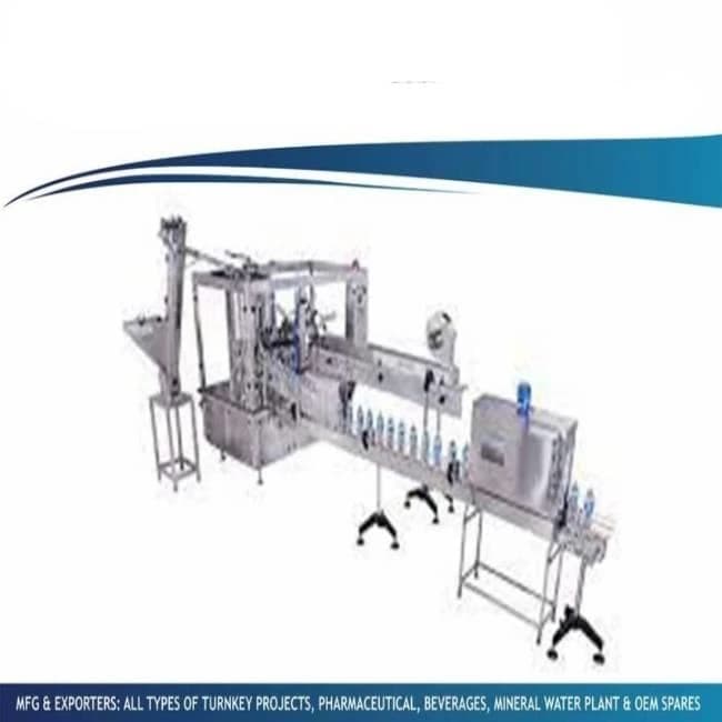 Fully Auto Pet Bottle Rinsing Filling And Capping Machine