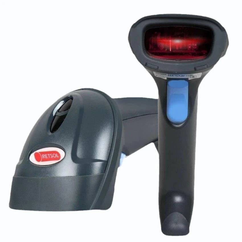 Retsol LS-600 Barcode Scanner, Handheld, Wired (Corded)