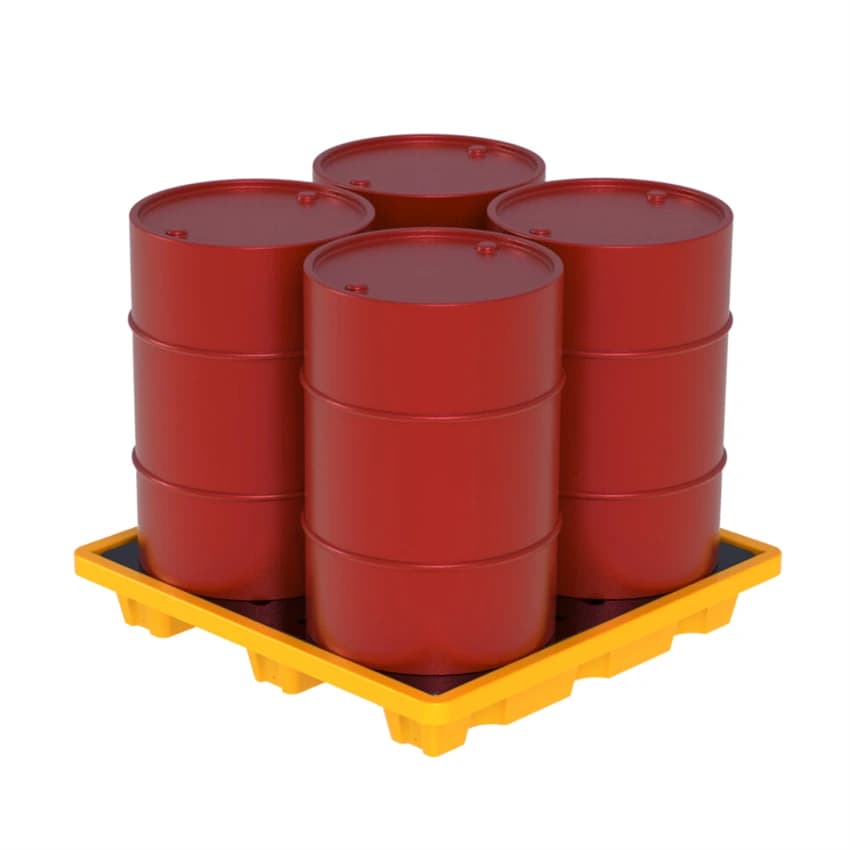 4 Drum, Single Wall with fork entry With Spill Top, Size L1300 X W1300 X H200 mm DSCP-SL4 (131320)