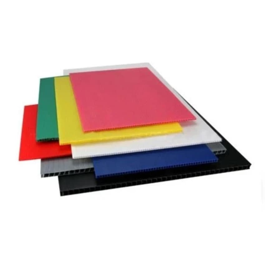 Plain PP Flute Board, Packaging Type: Box